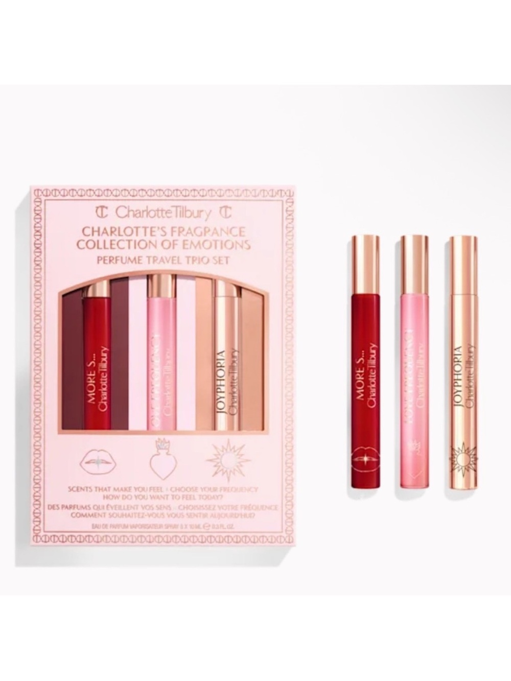 Charlotte Tilbury Fragrance collection of emotions